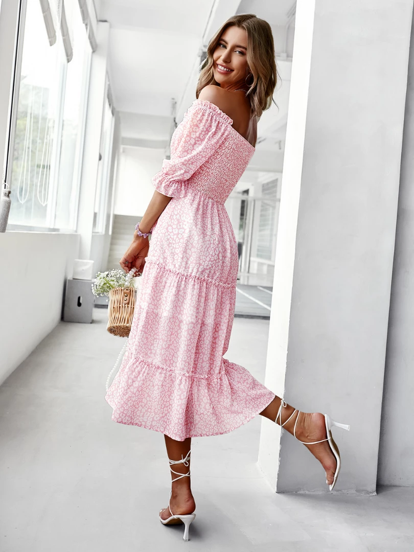 DY NEW ARRIVALS LAURISA MIDI DRESS - PINK 1 DY NEW ARRIVALS LAURISA MIDI DRESS - PINK