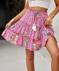 DY LORAYNE MINI SKIRT - PINK NEW ARRIVALS
