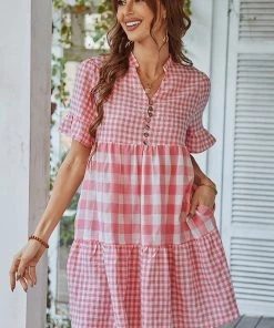 DY GENISTA French Doll Mini Dress - Pink