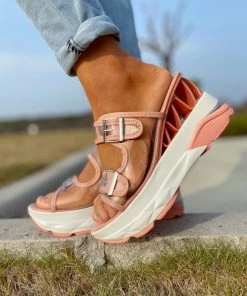 YL Double-Strap Platform Sandal - EN BLOOM