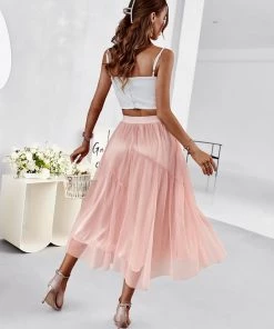 DY ELISHEBA PRINCESS SKIRT - SALMON PINK