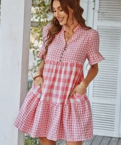 DY GENISTA French Doll Mini Dress - Pink