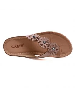 S/S 2022 SIKETU | DUSTY PINK FLORAL-STRAP THONG