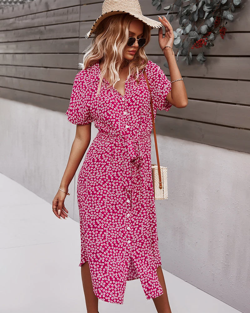 DY New In Clothing LORRIE SHIRT MIDI DRESS - PINK 3 DY New In Clothing LORRIE SHIRT MIDI DRESS - PINK