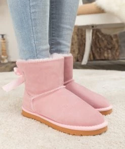 XH SMAIBULUN UGG™ | Ribbon Butterfly Bow-Back Faux Fur-Lined Suede Boots New In Shoes 20 XH SMAIBULUN UGG™ | Ribbon Butterfly Bow-Back Faux Fur-Lined Suede Boots New In Shoes