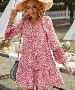 DY JHIA Daisy Print Mini Dress - Pink NEW ARRIVALS 9 DY JHIA Daisy Print Mini Dress - Pink NEW ARRIVALS