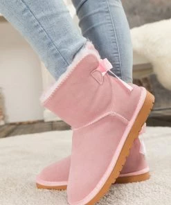 XH SMAIBULUN UGG™ | Ribbon Butterfly Bow-Back Faux Fur-Lined Suede Boots New In Shoes 21 XH SMAIBULUN UGG™ | Ribbon Butterfly Bow-Back Faux Fur-Lined Suede Boots New In Shoes