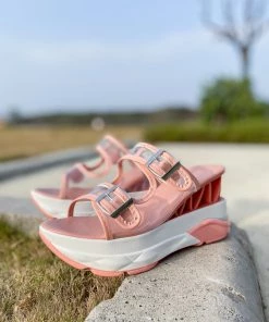 YL Double-Strap Platform Sandal - EN BLOOM