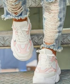 HT EN BLOOM | LILY DADDY SOLE SNEAKER PINK NEW ARRIVALS