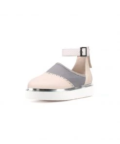 Jady Rose NEW ARRIVALS JADYROSE | TULIP ANKLE STRAP CREPE PINK SANDAL