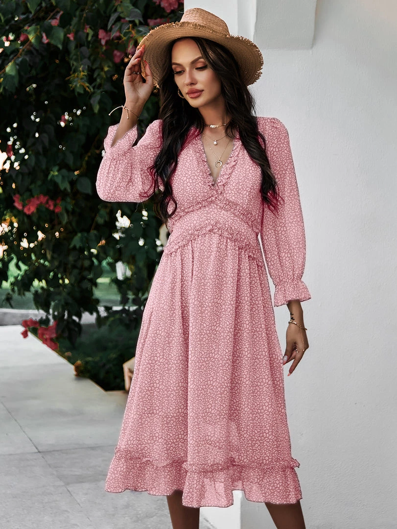 DY ZARNISH MIDI DRESS - PINK 5 DY ZARNISH MIDI DRESS - PINK