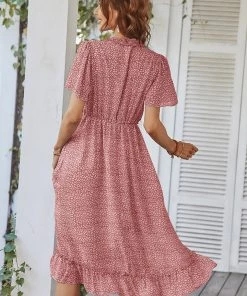 DY ROSALINDA MIDI DRESS - PINK