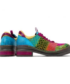 Pink Your Eye Floral Leather Oxford - Soffia