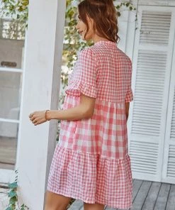 DY GENISTA French Doll Mini Dress - Pink