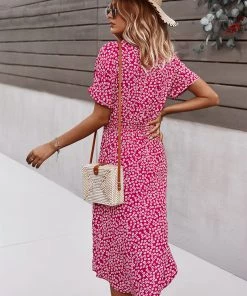 DY New In Clothing LORRIE SHIRT MIDI DRESS - PINK 11 DY New In Clothing LORRIE SHIRT MIDI DRESS - PINK