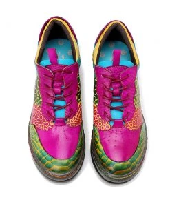 Pink Your Eye Floral Leather Oxford - Soffia