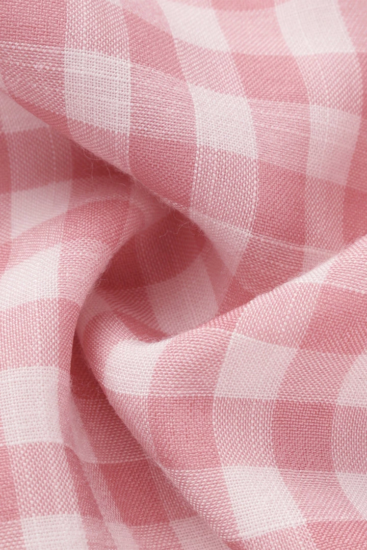 DY MARGARETTA Tartan Midi Dress - Pink 7 DY MARGARETTA Tartan Midi Dress - Pink