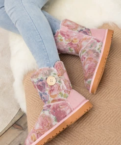 XH New In Shoes SMAIBULUN UGG™ | Faux Fur-Lined Leather Suede Boot