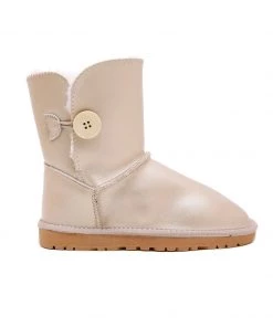 XH New In Shoes SMAIBULUN UGG™ | Faux Fur-Lined Leather Suede Boot