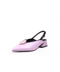 Jady Rose JadyRose | Pearl Ring Deco Croc-Embossed Leather Slingback Lalic 9 Jady Rose JadyRose | Pearl Ring Deco Croc-Embossed Leather Slingback Lalic