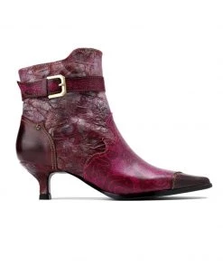 Purple Rose Distress Made Bootie - Soffia 8 Purple Rose Distress Made Bootie - Soffia