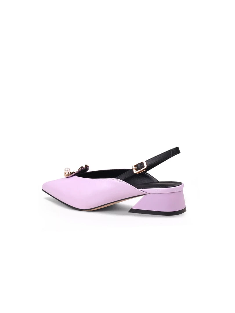 Jady Rose JadyRose | Pearl Ring Deco Croc-Embossed Leather Slingback Lalic 5 Jady Rose JadyRose | Pearl Ring Deco Croc-Embossed Leather Slingback Lalic