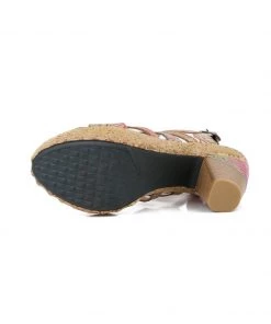 RXD SOFFIA | Genuine Leather Floral Embossed Leather Cut Out Sandals- Purple NEW ARRIVALS