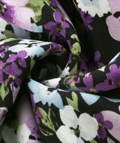 DY LUISA Floral Print Mini Dress - Purple NEW ARRIVALS