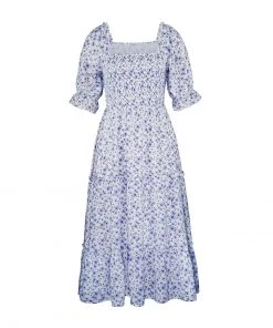 DY New In Clothing OWENA Square Neck Midi Dress - Purple 15 DY New In Clothing OWENA Square Neck Midi Dress - Purple