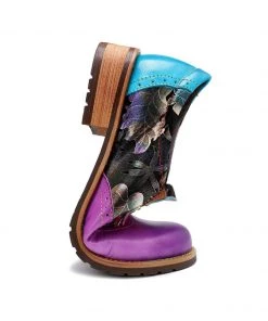 New In Shoes SOFFIA | Purple Tassel Detailed Genuine Leather Oxford Shoes