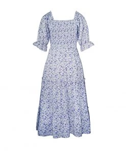 DY New In Clothing OWENA Square Neck Midi Dress - Purple 17 DY New In Clothing OWENA Square Neck Midi Dress - Purple