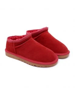 XH SMAIBULUN UGG™ | Fur-Lined Suede Low Clog Short Boots