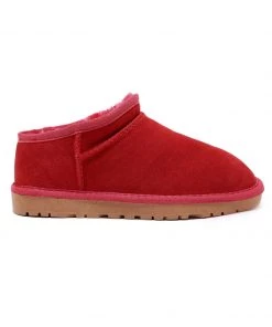 XH SMAIBULUN UGG™ | Fur-Lined Suede Low Clog Short Boots