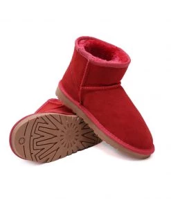 XH New In Shoes SMAIBULUN UGG™ | Faux Fur-Lined Genuine Suede Low Boot