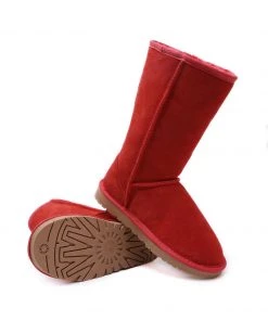 XH SMAIBULUN UGG™ | Signature Faux Fur-Lined Suede Mid-Length Boots