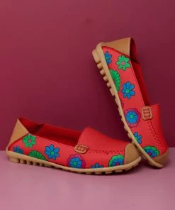 ATC Floral Print-Accent Leather Loafers - MAMA LOVE 42 ATC Floral Print-Accent Leather Loafers - MAMA LOVE