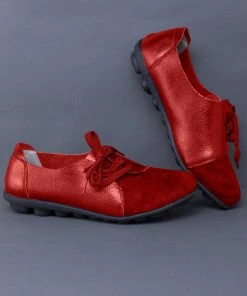 ATC Side-Lace Leather Loafers - MAMA LOVE