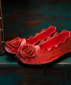 XR Rose Bow Head-Accent Loafers - Rumour Has It Shop Loafer