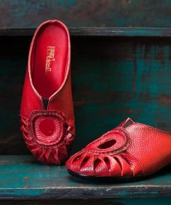 XR Woven Reaching Cut-Out Mules - Rumour Has It Shop Sandals