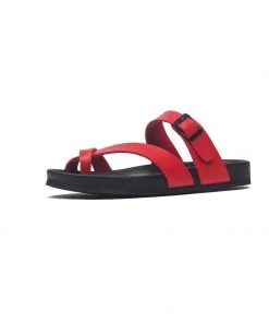 S/S 2022 MAIBULUN | RED FOOTBED SANDAL