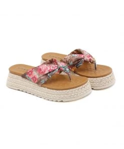 SIKETU | GETA INSPIRED RED PLATFORM FLIP FLOP NEW ARRIVALS