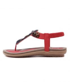 S/S 2022 SIKETU | RED MARBLE BEADED SANDAL