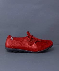 ATC Side-Lace Leather Loafers - MAMA LOVE