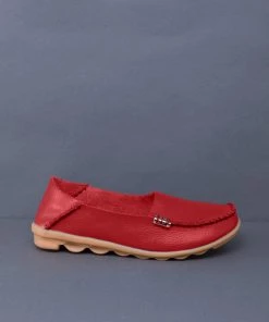 ATC Side Metallic Trim Leather Loafers - MAMA LOVE Shop Loafer