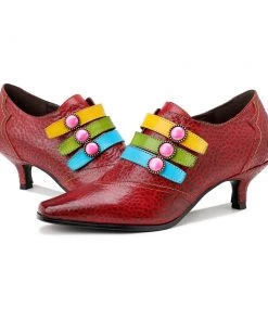 SOFFIA | Tri-Strap Sculpted Reliefs Leather Bootie New In Shoes