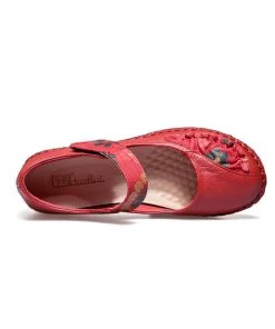 XR Rumour Has It | Perforated Flower Printed Leather Mary Jane Flats- Red NEW ARRIVALS 6 XR Rumour Has It | Perforated Flower Printed Leather Mary Jane Flats- Red NEW ARRIVALS