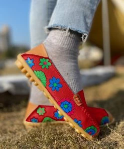 ATC Floral Print-Accent Leather Loafers - MAMA LOVE 40 ATC Floral Print-Accent Leather Loafers - MAMA LOVE