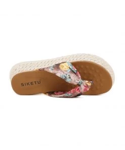 SIKETU | GETA INSPIRED RED PLATFORM FLIP FLOP NEW ARRIVALS