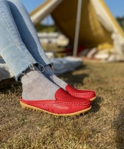 ATC Laser Cut Out Mules Loafers - Women