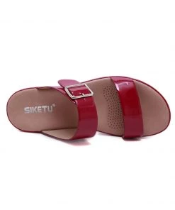 S/S 2022 SIKETU | Buckle Patent Leather Sandals